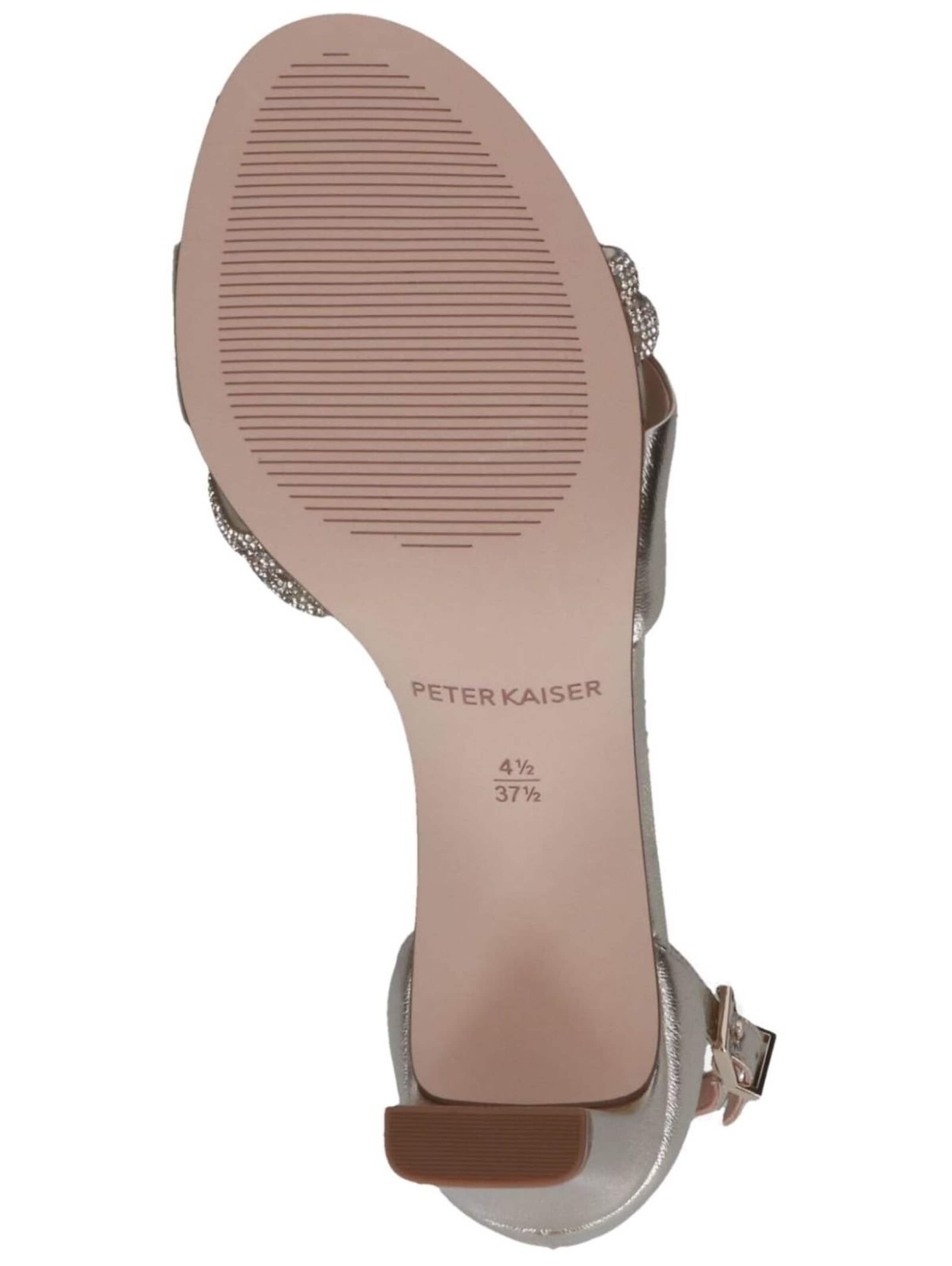 Sandalo con cinturino di PETER KAISER in oro