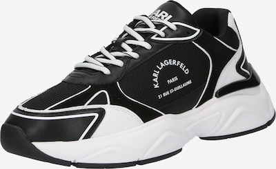 Karl Lagerfeld Baskets basses en noir / blanc, Vue avec produit