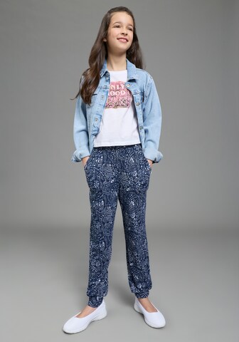 Kidsworld Tapered Pants in Blue