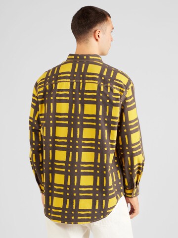 Levi's Skateboarding Comfort fit Overhemd 'Skate L/S Woven' in Geel