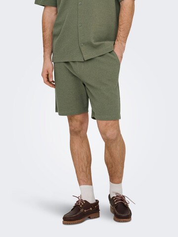 Regular Pantalon 'ONSKOSTA' Only & Sons en vert