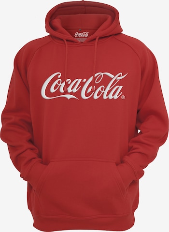 Merchcode Sweatshirt 'Coca Cola' in Rot: predná strana
