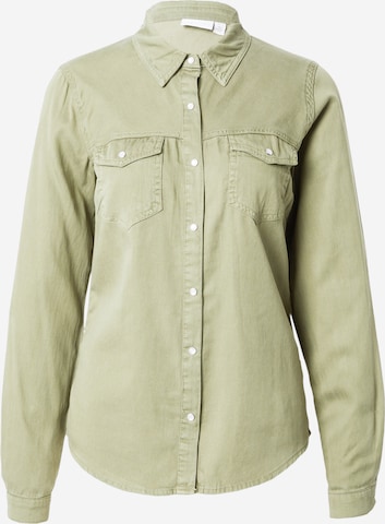 VILA Blouse 'BISTA' in Green: front