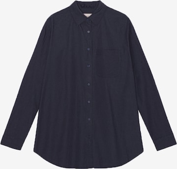 Camicia da donna 'Gaia' di moshi moshi mind in blu: frontale