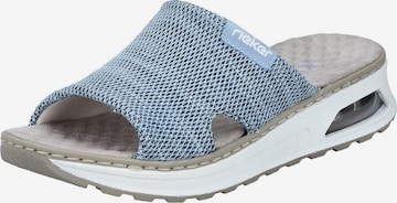 Rieker Pantolette in Blau: Vorderseite