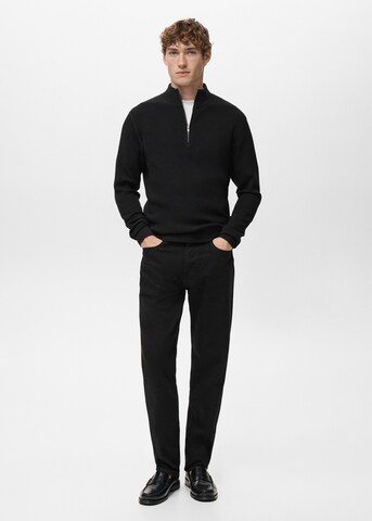 MANGO MAN Pullover 'Antiguap' in Schwarz