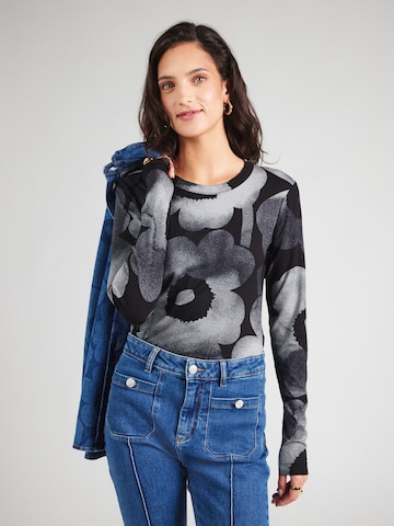 T-shirt Marimekko en gris : devant