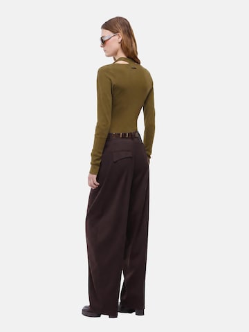 PINKO Pullover 'PINKO SOFFIO MAGLIA LINGERIE 100 LANA Maglieria'‌ in Grün