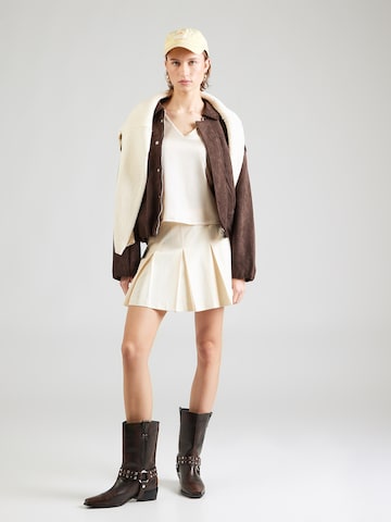 ABOUT YOU Shirt 'Davinia' in Beige