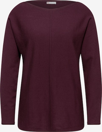 STREET ONE Sweater 'Dolman' in Red: front