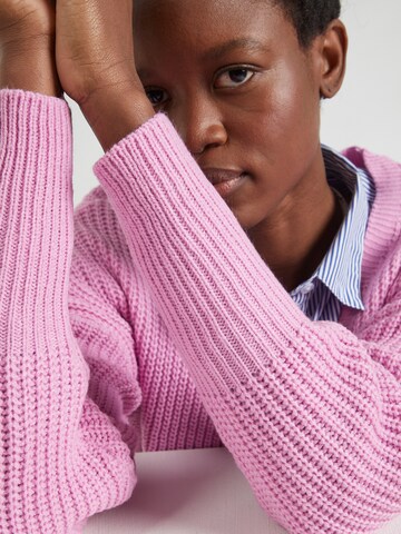 VERO MODA Knit Cardigan 'Lea' in Pink