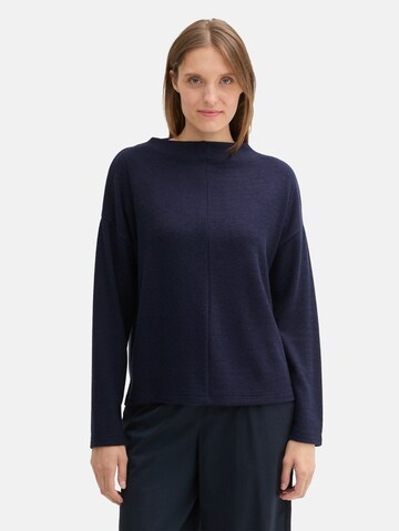 TOM TAILOR Sweatshirt in Blue: front
