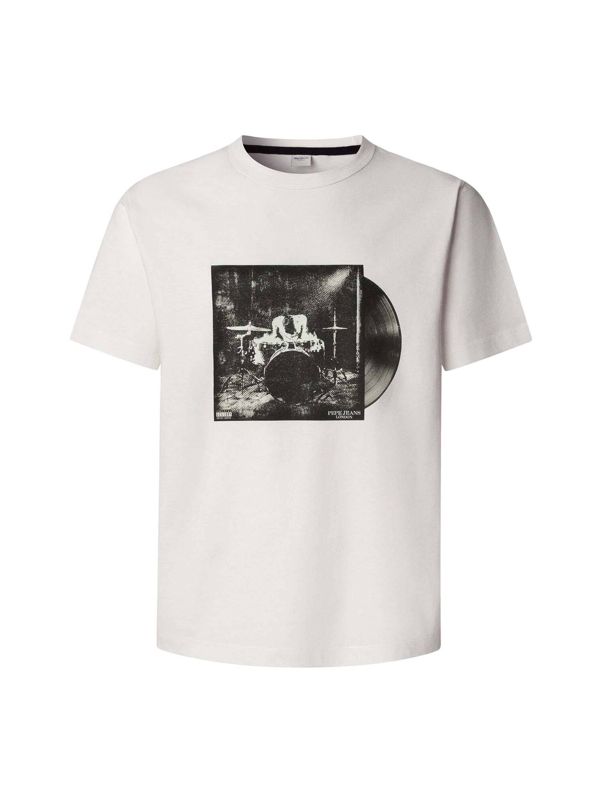 T-Shirt 'SAWYER' Pepe Jeans en blanc : devant