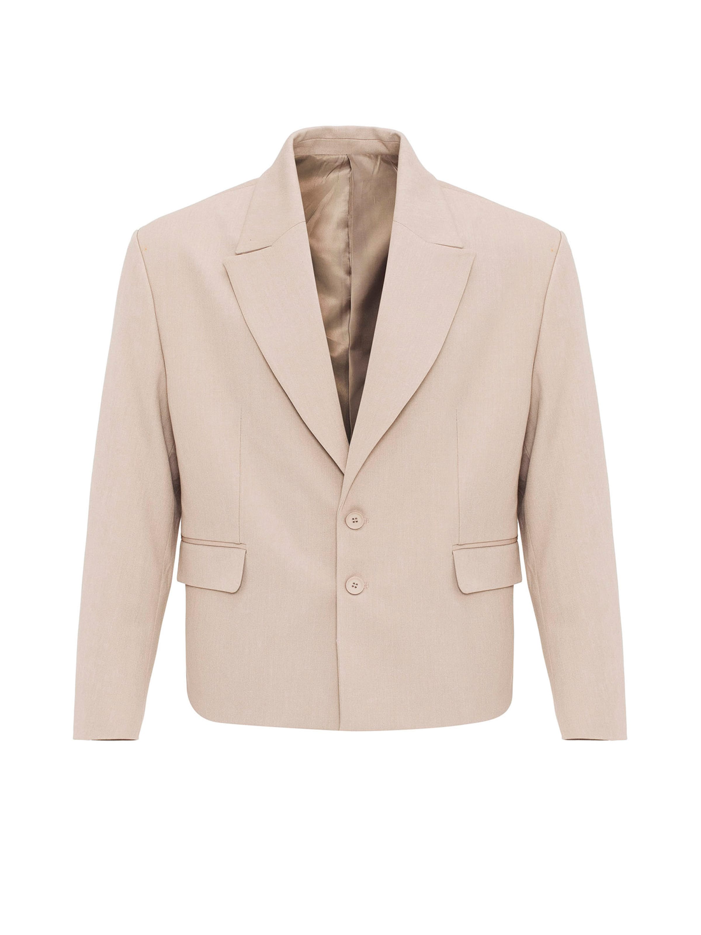 Antioch Средняя посадка Пиджак в Бежевый: спереди