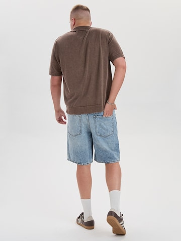 DxnmxrkLoosefit Traperice 'DXHektor' - plava boja
