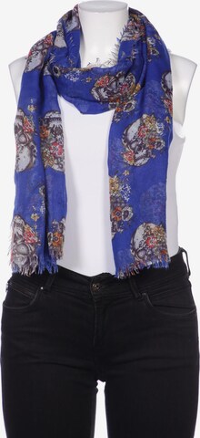 Frieda & Freddies NY Scarf & Wrap in One size in Blue: front