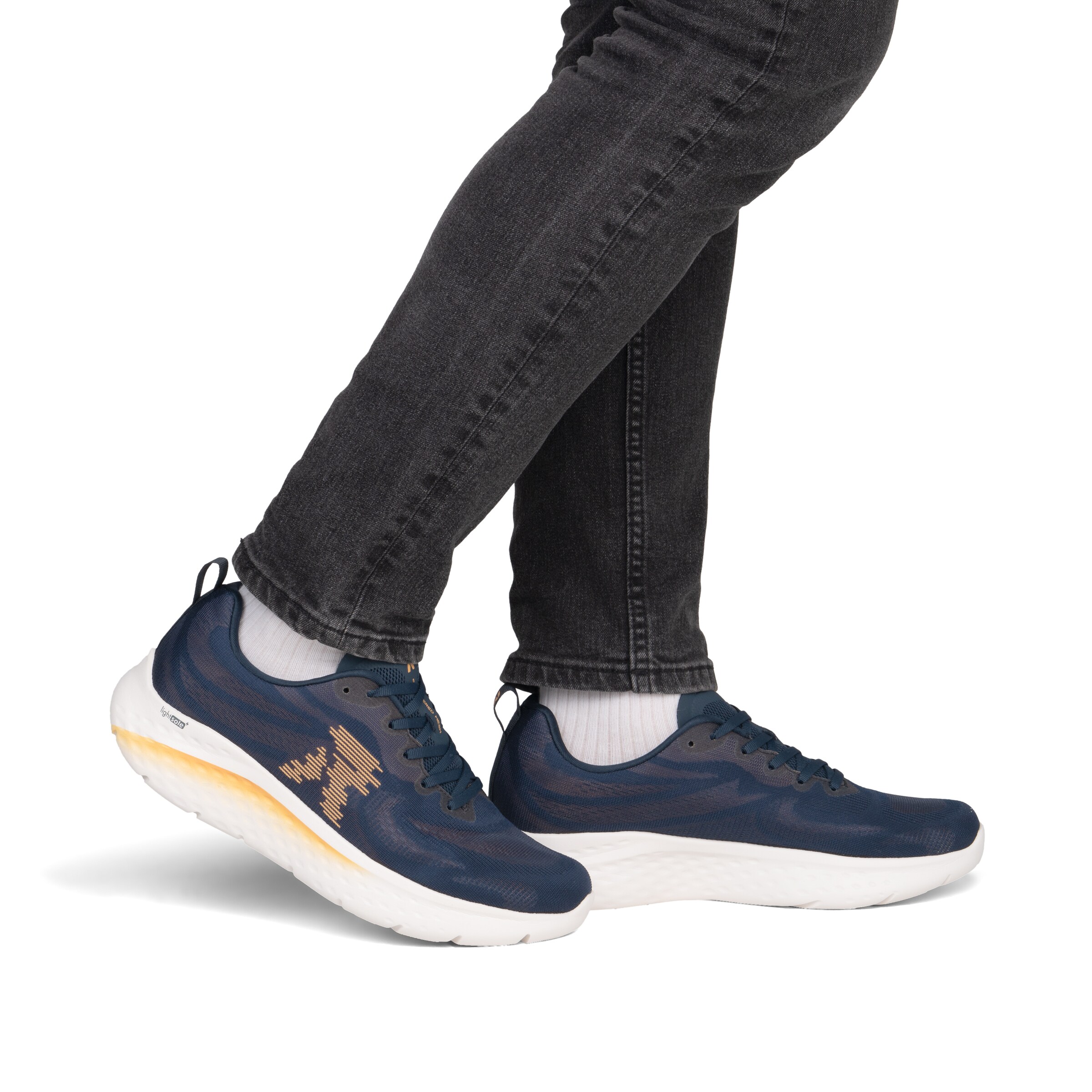 Baskets basses Rieker en bleu