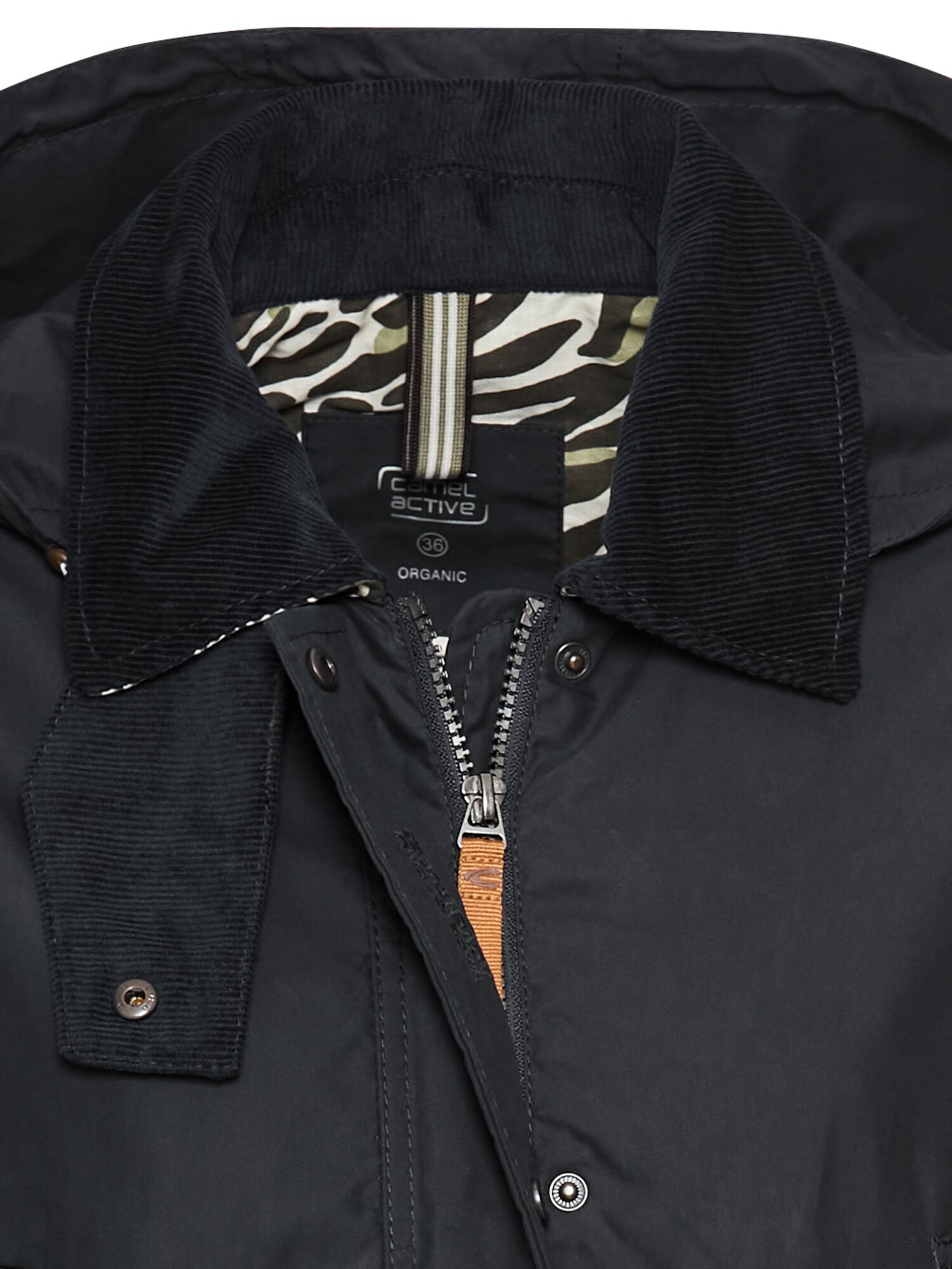 CAMEL ACTIVE Fieldjacket mit Cordkragen in Blau