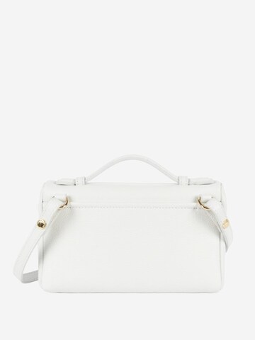 LANCASTER Paris Handtas 'Lancaster Sac boite Zippé S Milano Trésor Blanc' in Wit