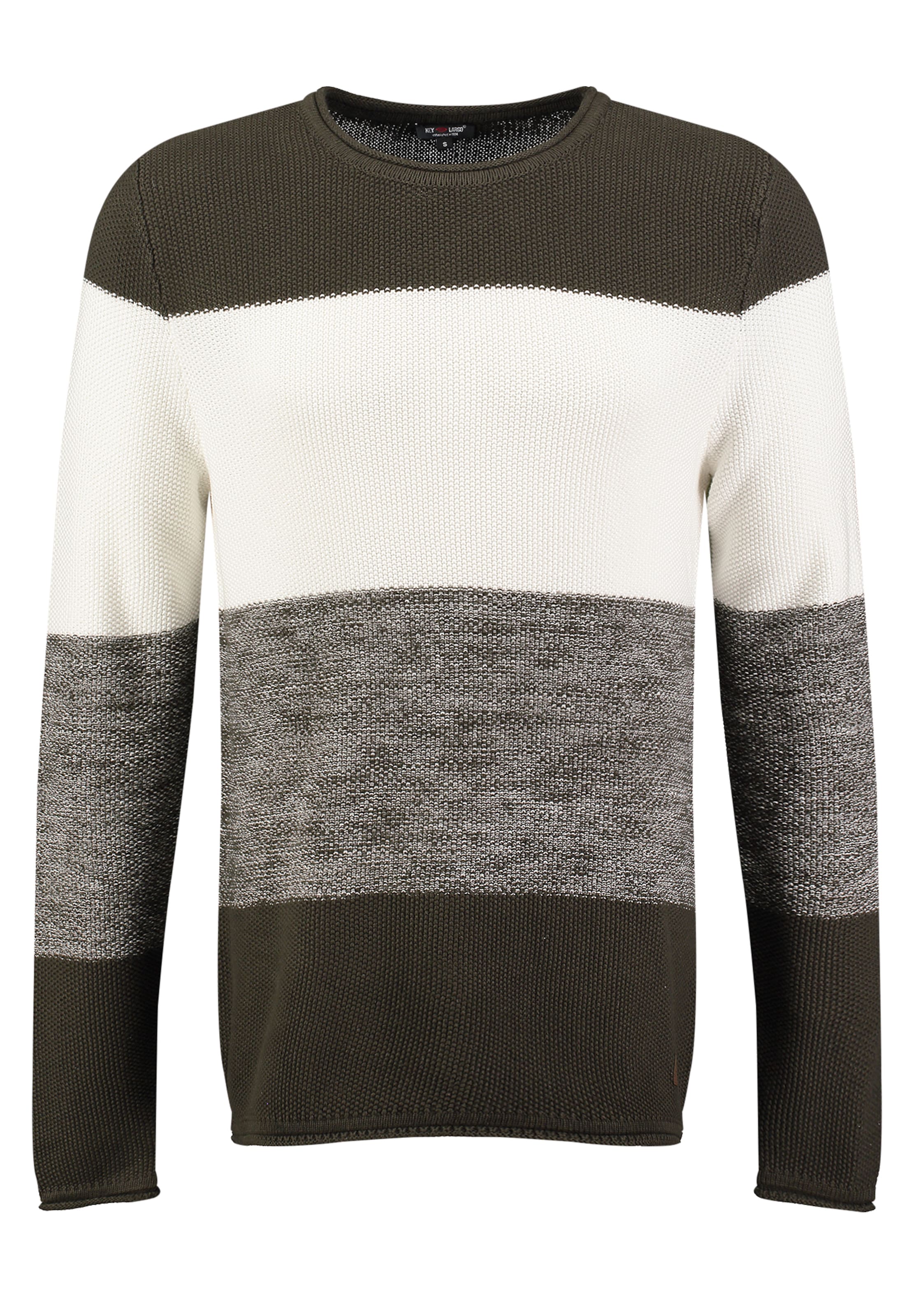 Key Largo Пуловер 'Jogi' в зелено: отпред