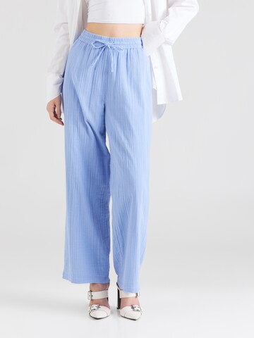 PIECES Loose fit Pants 'MASTINA' in Blue: front