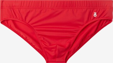 CALZEDONIA Swim Trunks in Red: front