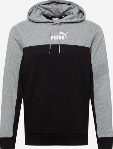 Sweat de sport PUMA en noir : devant