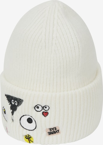 MYMO - Gorra 'Pop Eyetheme' en blanco: frente