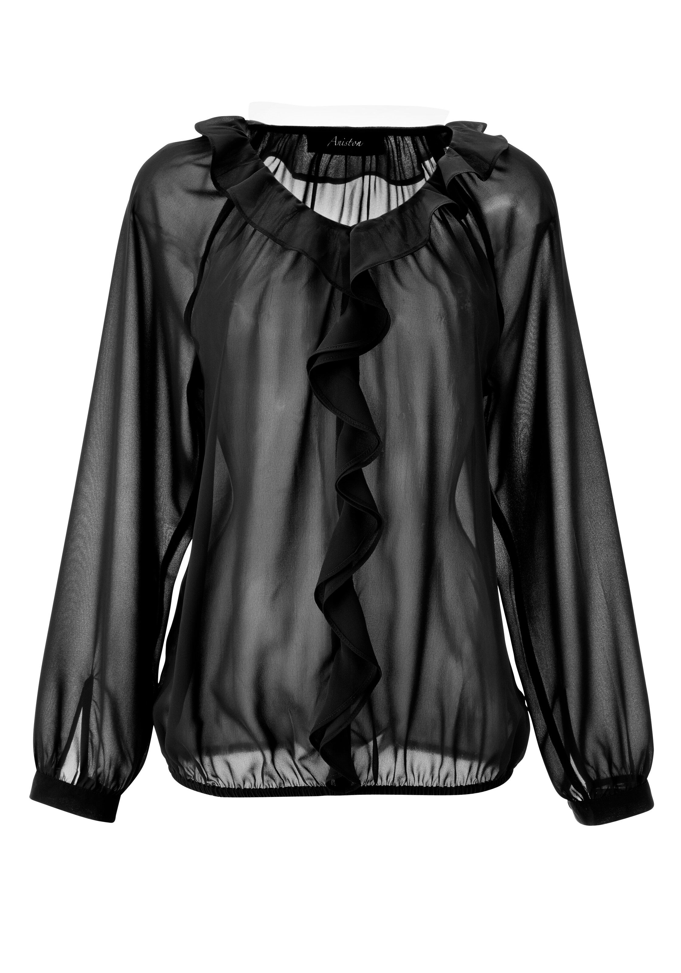 Aniston CASUAL Blouse in Black: front