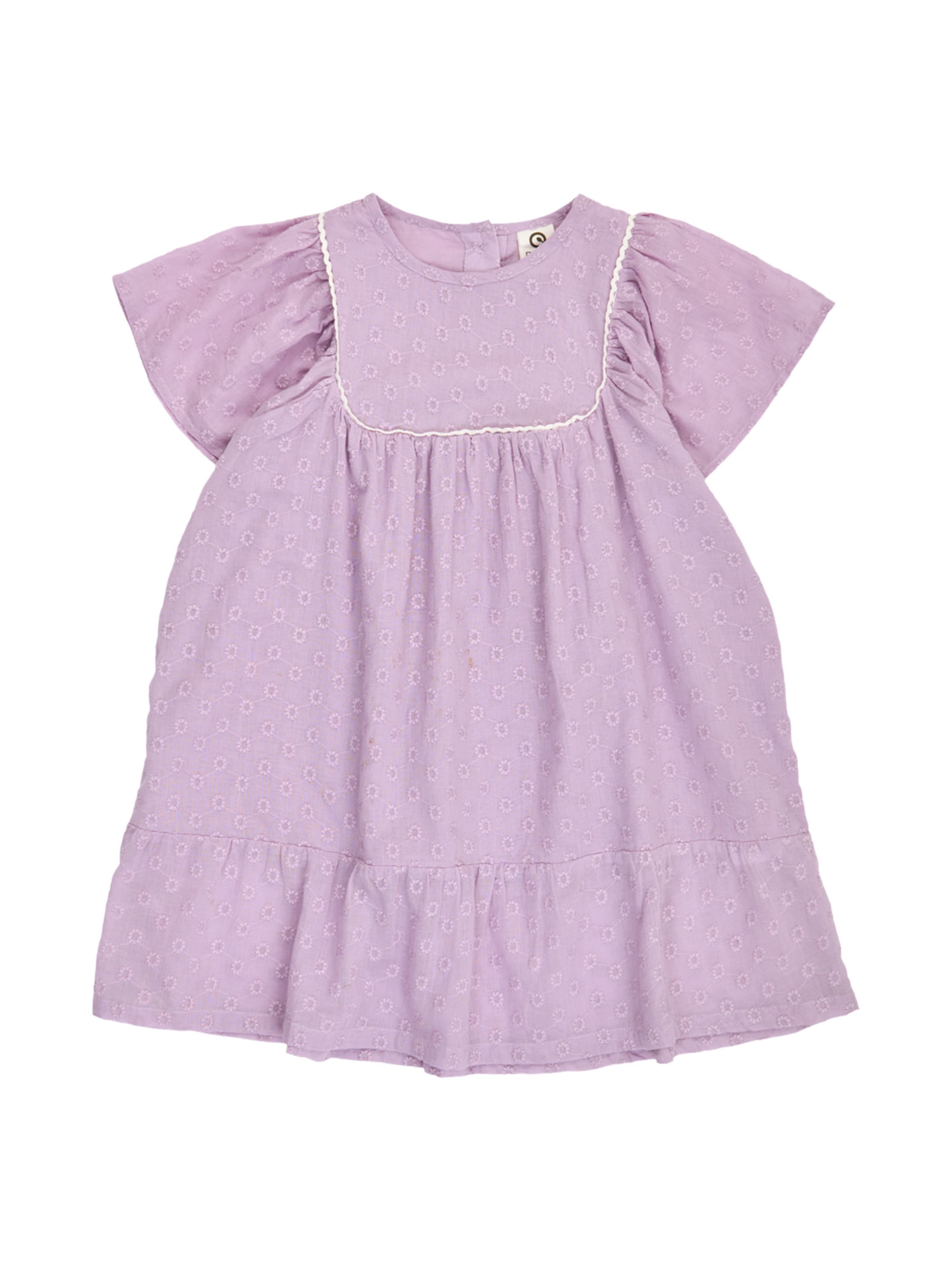 Müsli by GREEN COTTON Kleid in Lila: Vorderseite