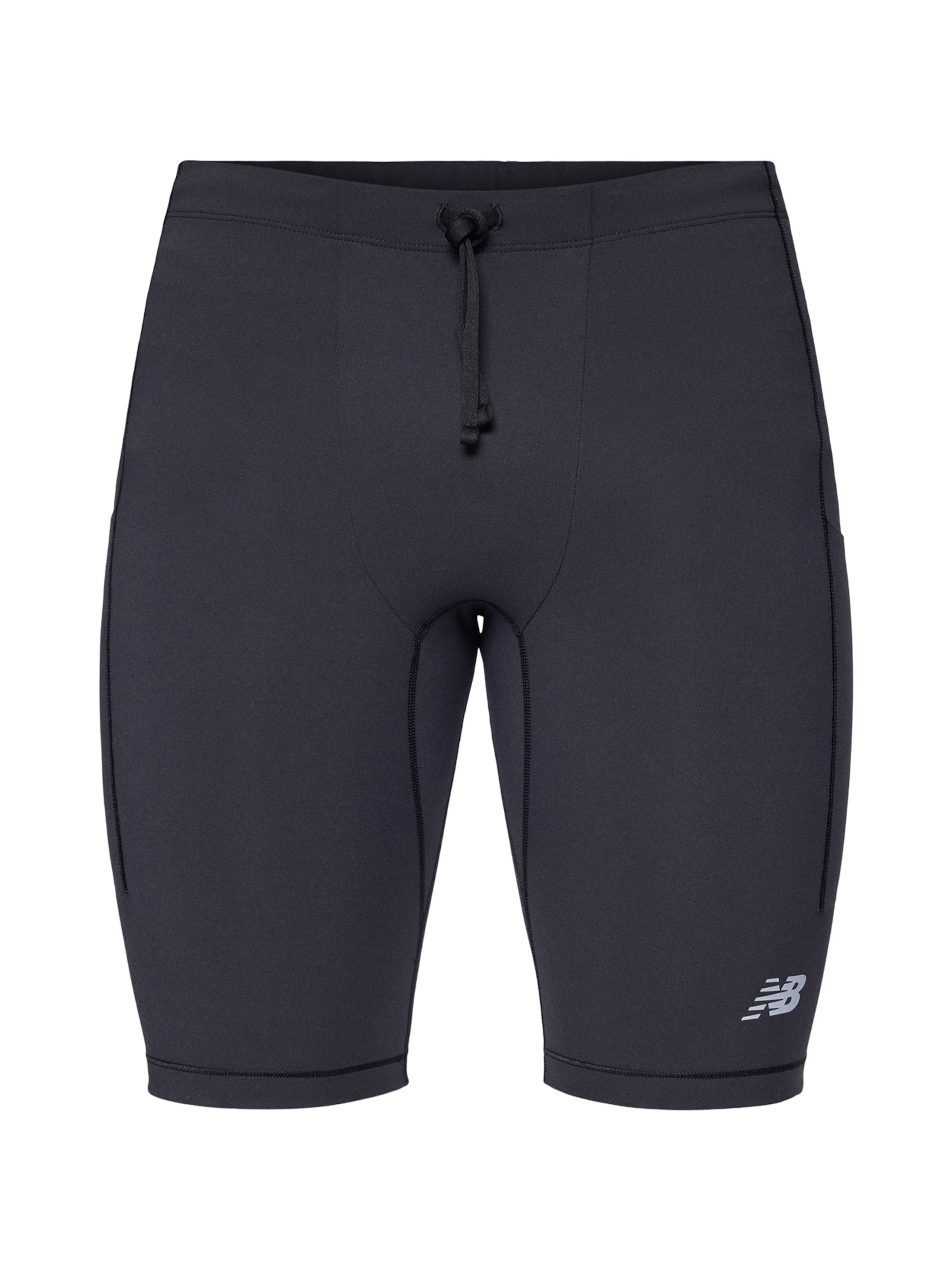 new balance Skinny Sportbroek in Zwart: voorkant