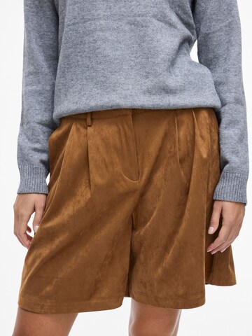 Loosefit Pantalon à pince 'VIHena' VILA en marron