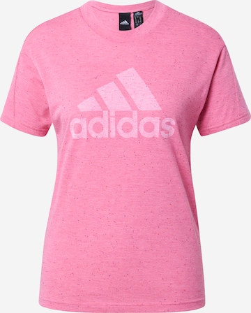 ADIDAS SPORTSWEARTehnička sportska majica 'Future Icons Winners 3' - roza boja: prednji dio
