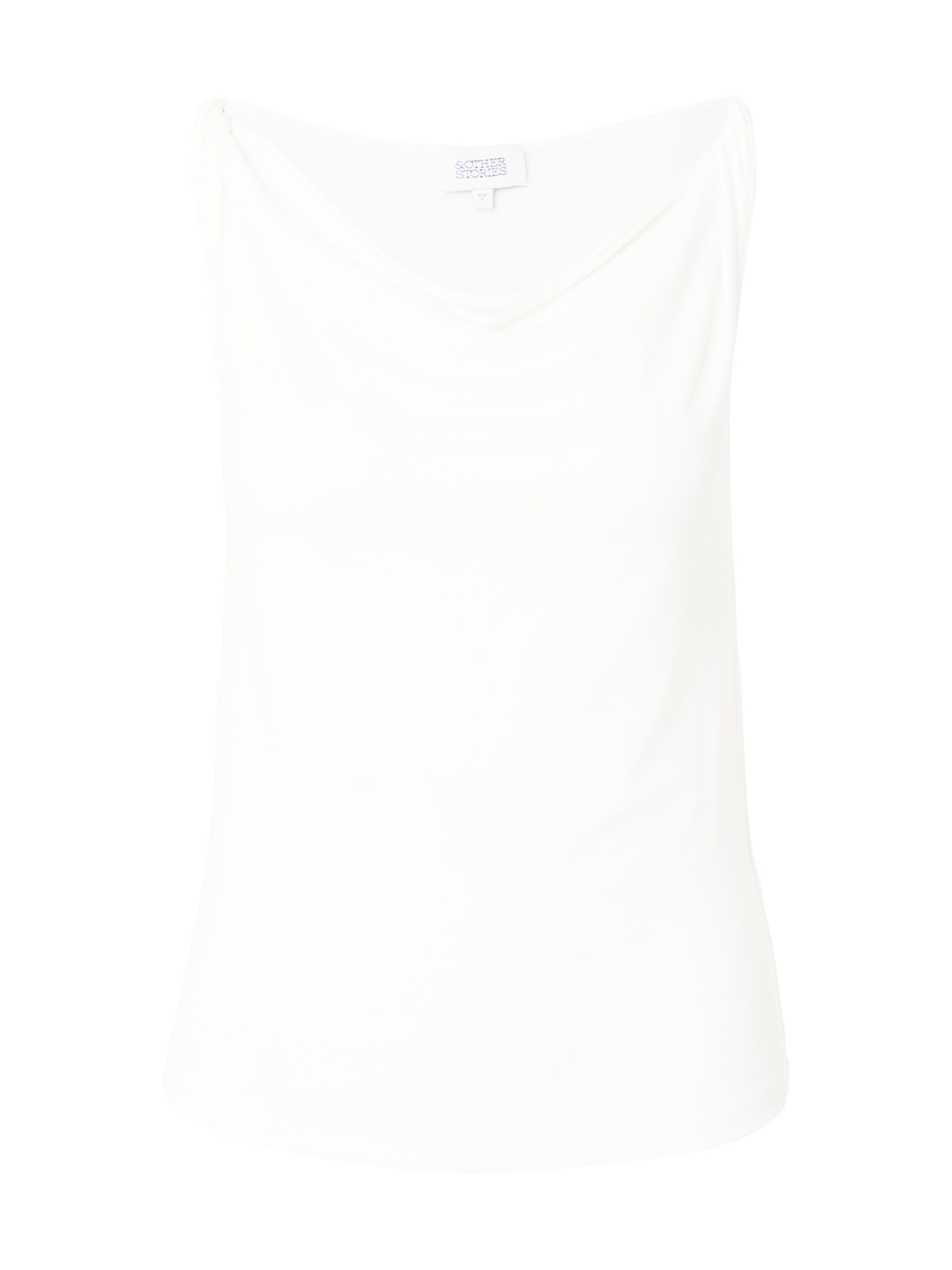 & Other Stories - Top en blanco: frente