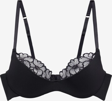 ESPRIT Push-up Bra in Black: front