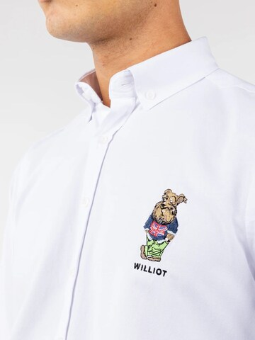 Slim fit Camicia 'Facundo' di Williot in bianco