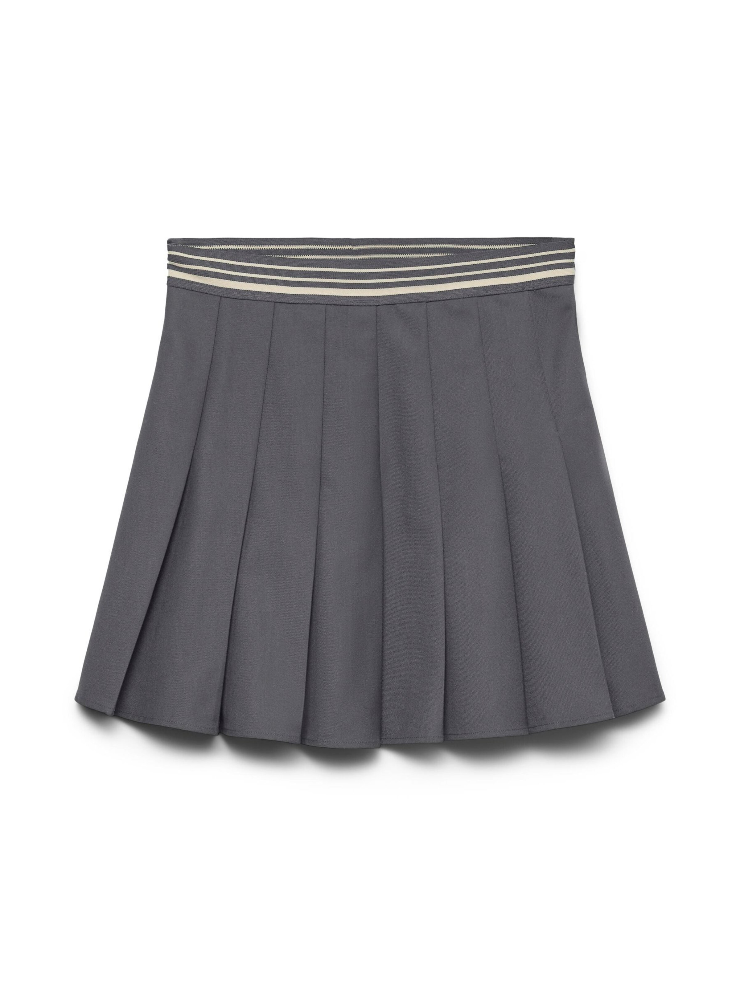 VERO MODA Rok 'VMELISA' in de kleur Grijs / Wit, Productweergave