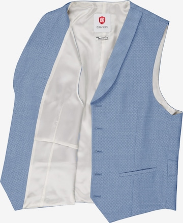 CARL GROSS Gilet in Blauw: voorkant