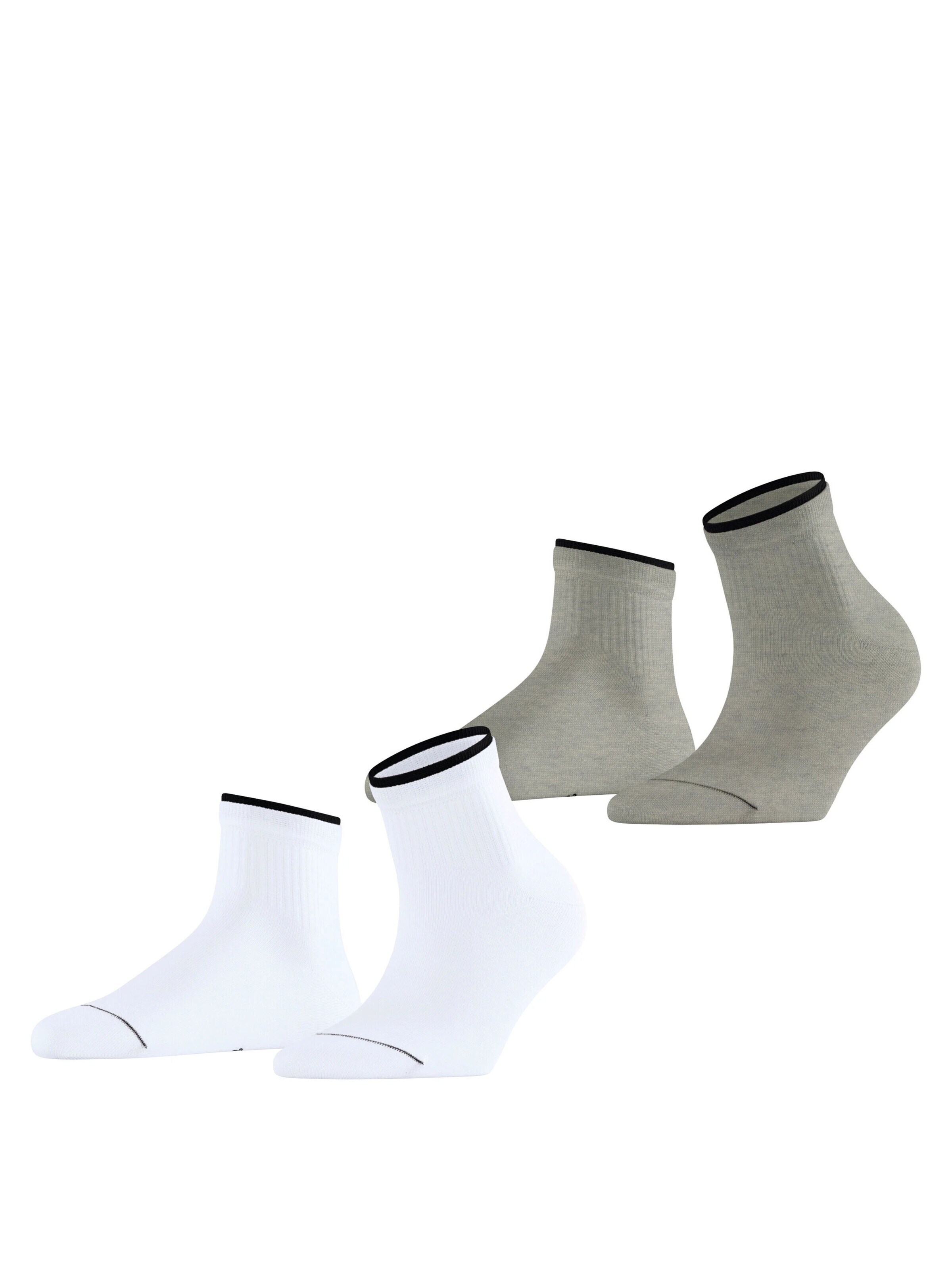 ESPRIT Socken 'Double High Cuff 2-Pack'‌‌‌‌‌‌‌‌ in Mischfarben: Vorderseite