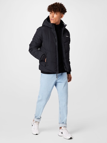 HOLLISTER Winter jacket in Black