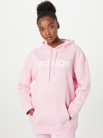 Felpa sportiva 'Essentials Fleece' di ADIDAS SPORTSWEAR in rosa: frontale