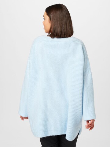 Dorothy Perkins Curve Oversized Sweater in Blue