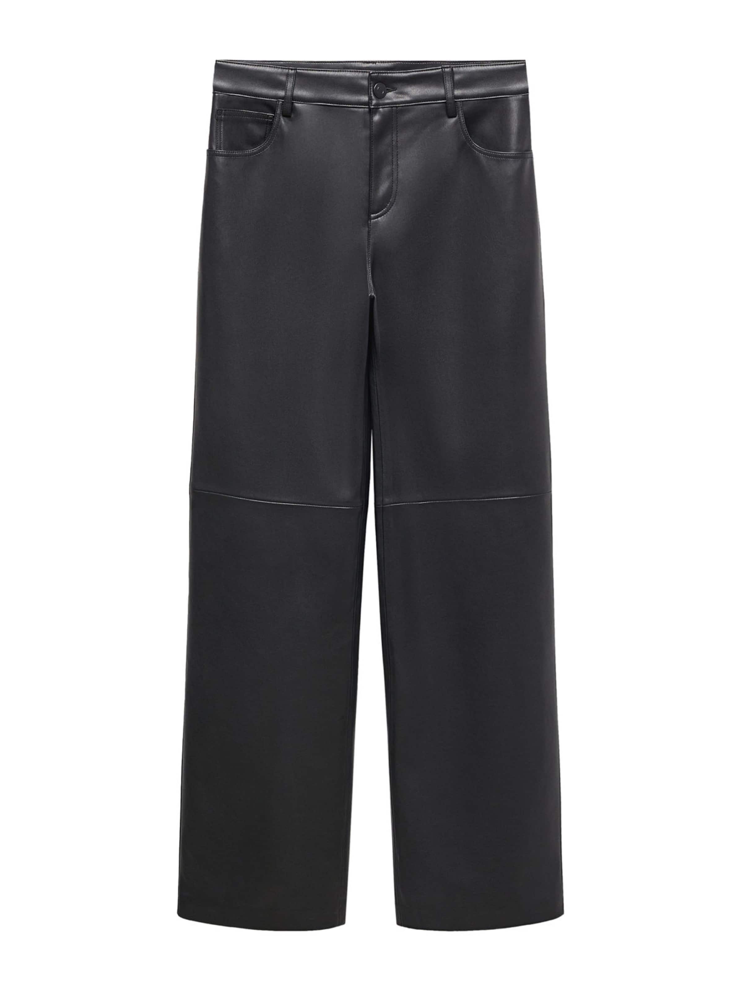 MANGO Normalny krój Spodnie w kolorze czarny: przód