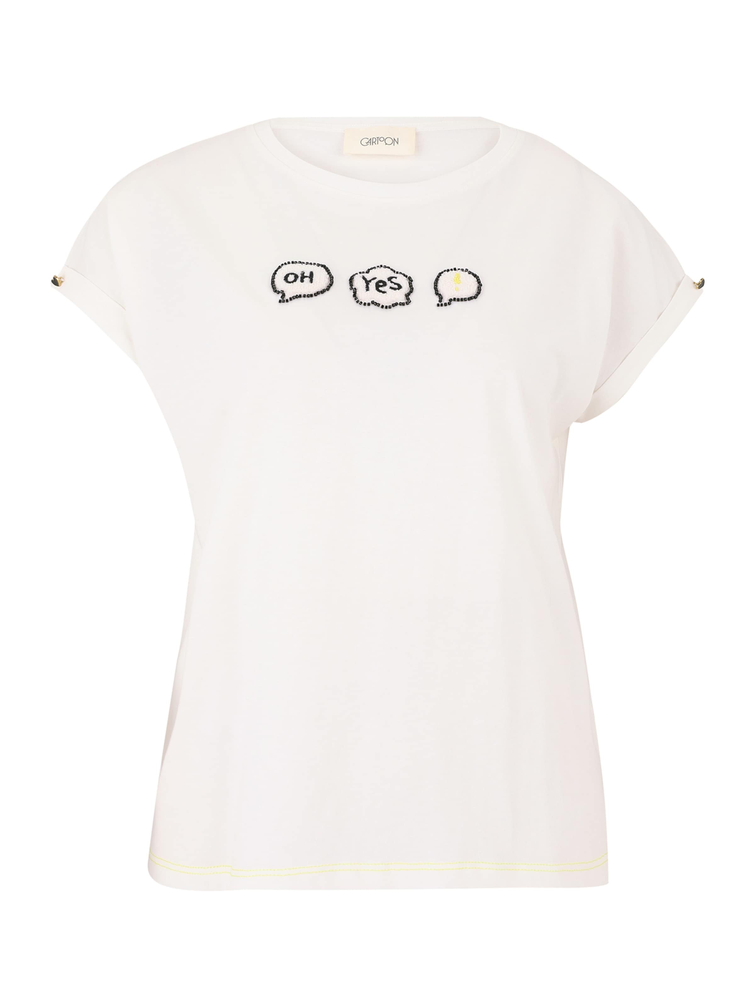 Cartoon Shirt in Black / White, Item view