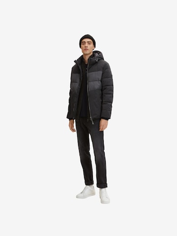 TOM TAILOR Between-Season Jacket in Black