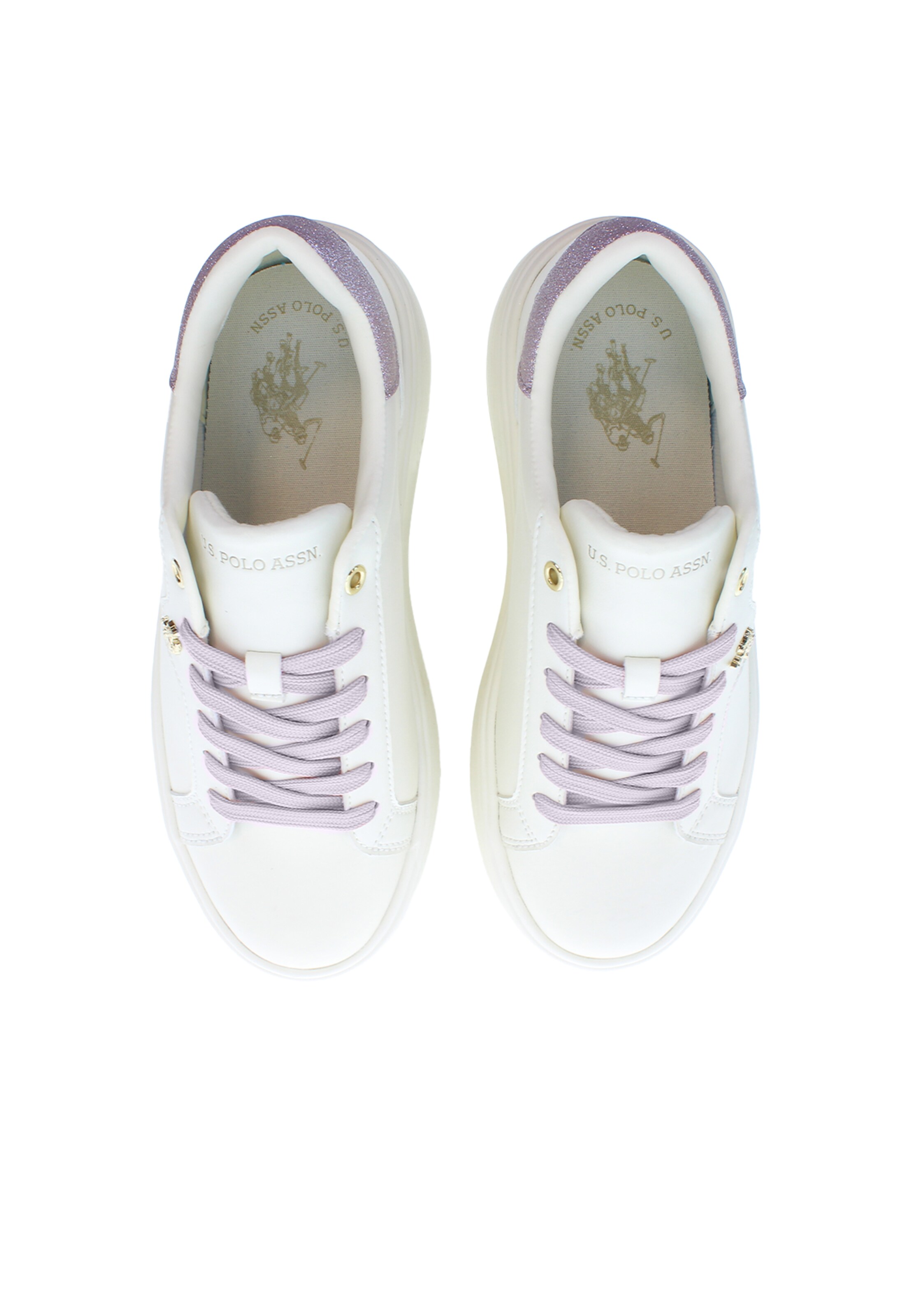 Baskets basses U.S. POLO ASSN. en blanc
