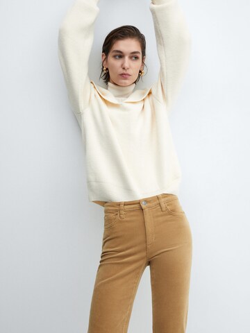 MANGO Boot cut Jeans 'SIENNAP' in Brown