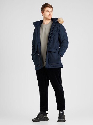 TOMMY HILFIGER Parka 'Rockie' in Blau