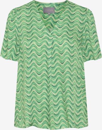 CULTURE Blouse 'Walu' in Green: front