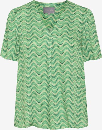 CULTURE Blouse 'Walu' in Groen: voorkant